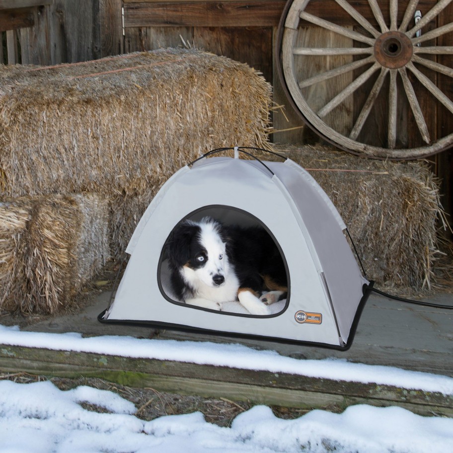 Dog * | Exclusive Design K&H Thermo Tent Gray