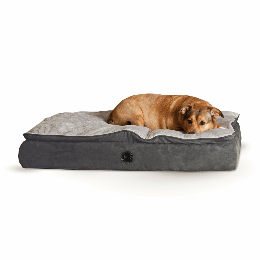 Dog * | Discount K&H Feather-Top Ortho Bed Pet Bed