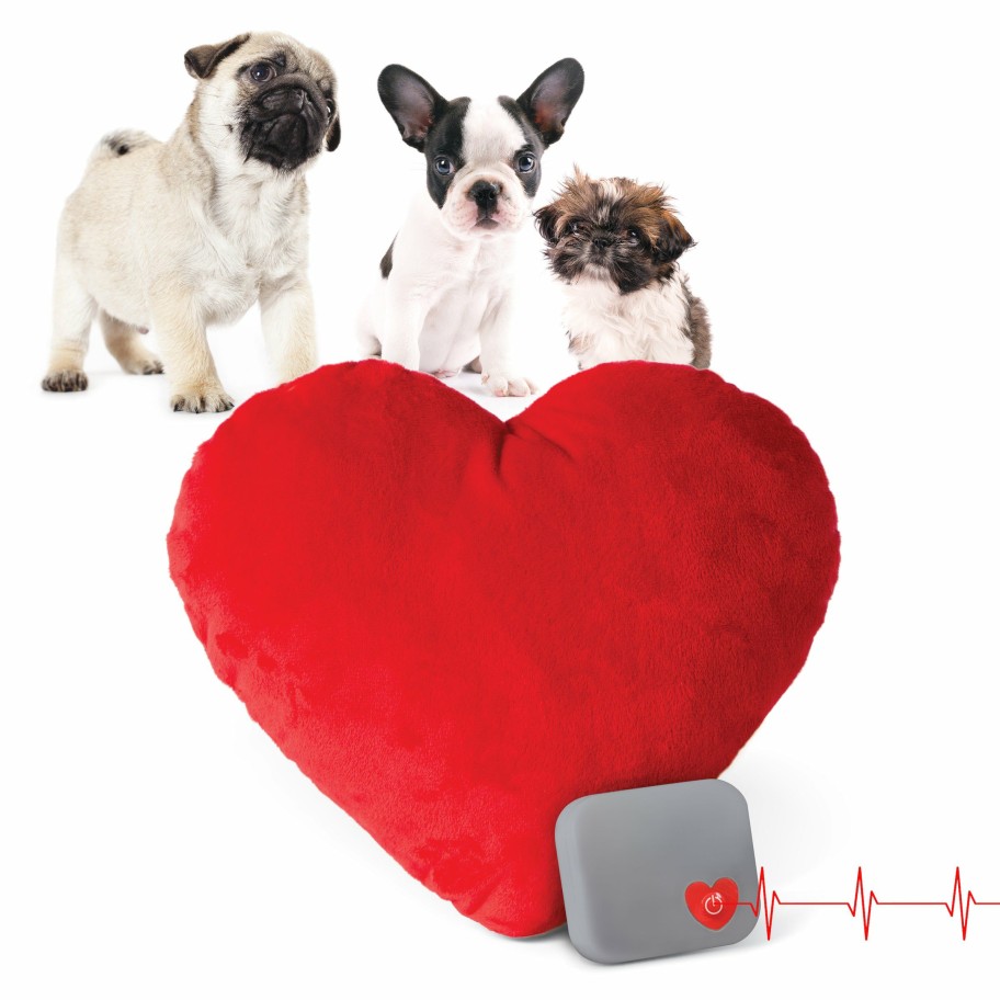 Dog * | Original K&H Mother'S Heartbeat Puppy/Kitty Heart Pillow