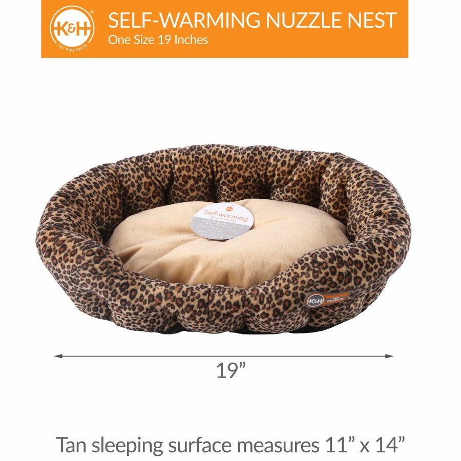 Dog * | Discount K&H Self-Warming Nuzzle Nest Pet Bed