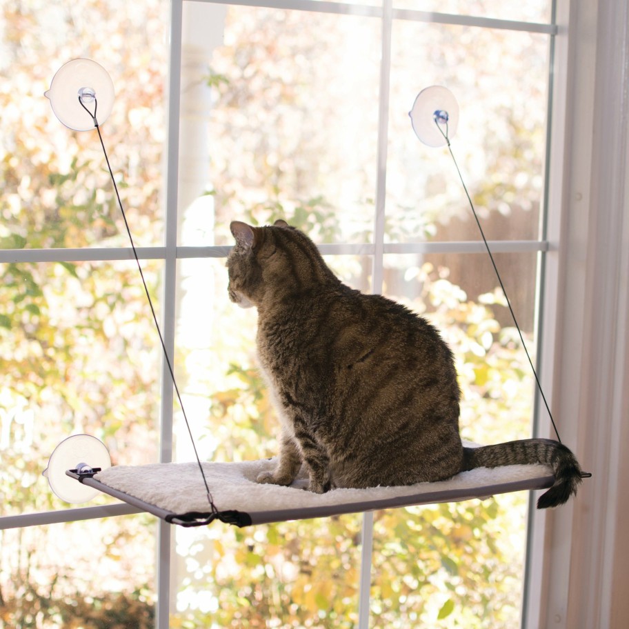 Cat * | Original K&H Window Lounger Kitty Sill Single Or Double Level