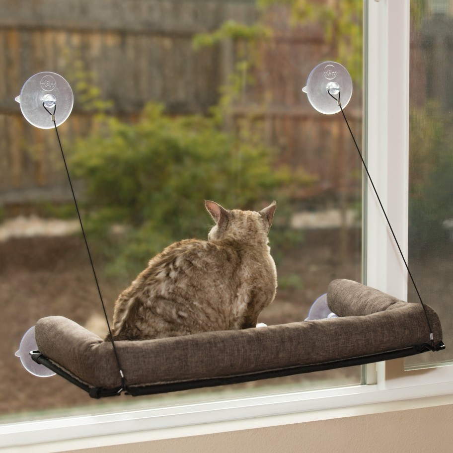 Cat * | Bargain Sale K&H Ez Mount Kitty Sill Deluxe With Bolster