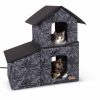 Cat * | Latest Fashion K&H Outdoor Two-Story Kitty House With Dining Room Heated & Unheated