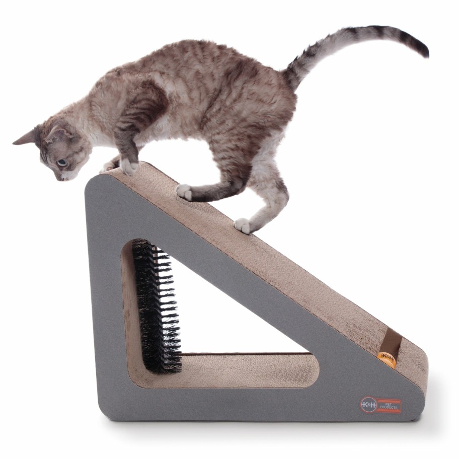 Cat * | Fashion K&H Creative Kitty Scratch, Ramp And Groom