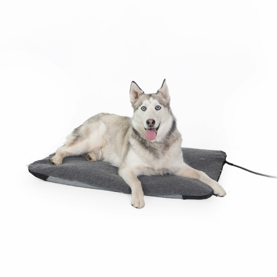 Dog * | Original K&H Lectro-Soft Outdoor Heated Pet Bed Gray