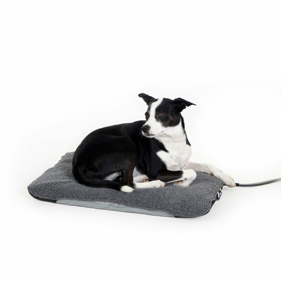 Dog * | Original K&H Lectro-Soft Outdoor Heated Pet Bed Gray