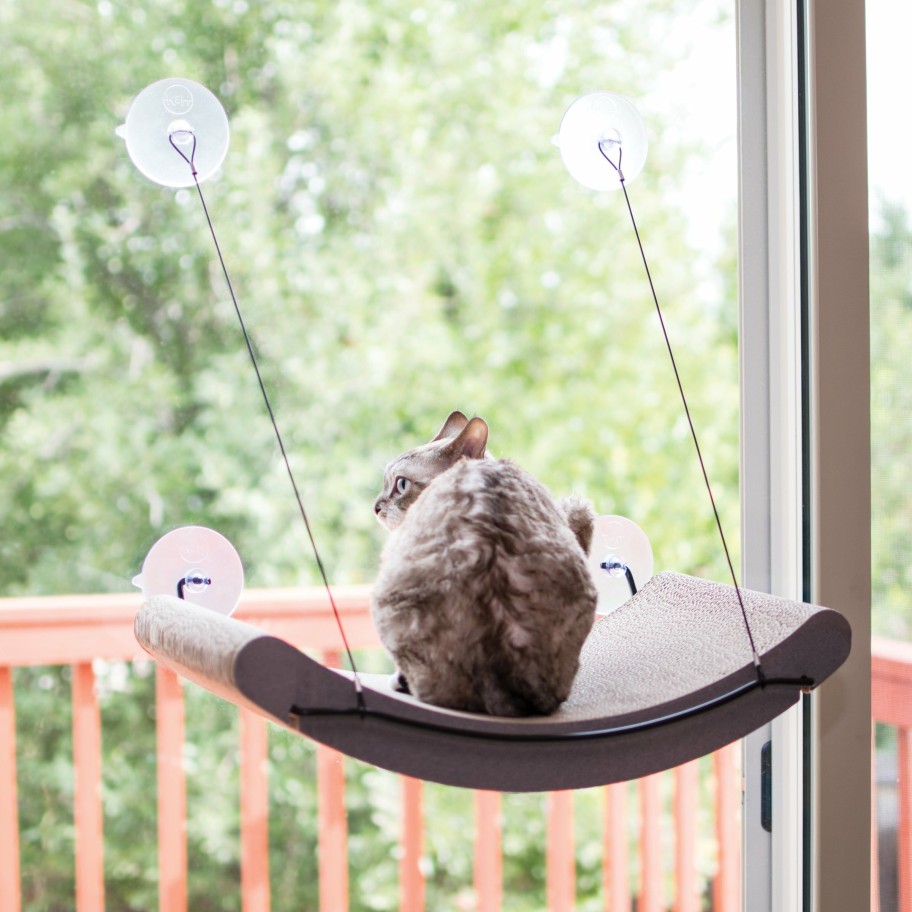 Cat * | Featured K&H Ez Mount Kitty Sill Cradle Scratcher