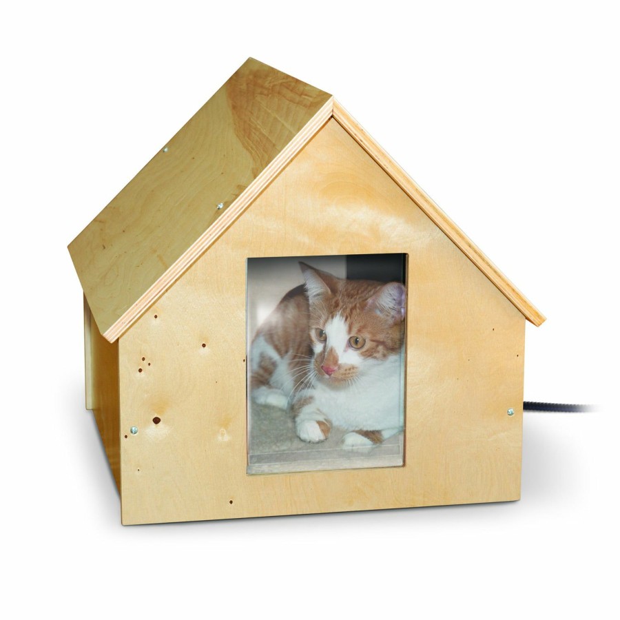 Cat * | Discount K&H Thermo Birchwood Manor Kitty Home (Heated & Unheated)