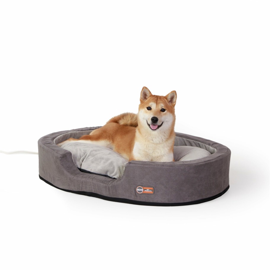 Dog * | Limited Edition K&H Thermo-Snuggly Sleeper Heated Dog Bed