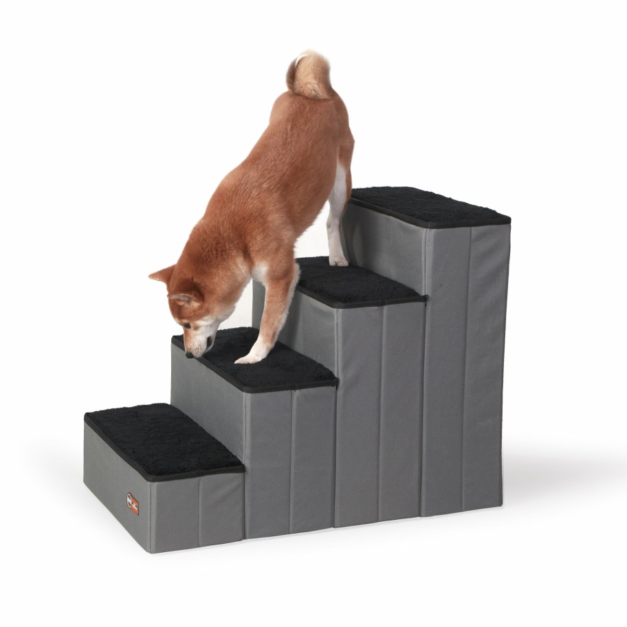 Dog * | Discounts K&H Collapsible Pet Stair Steps With Storage