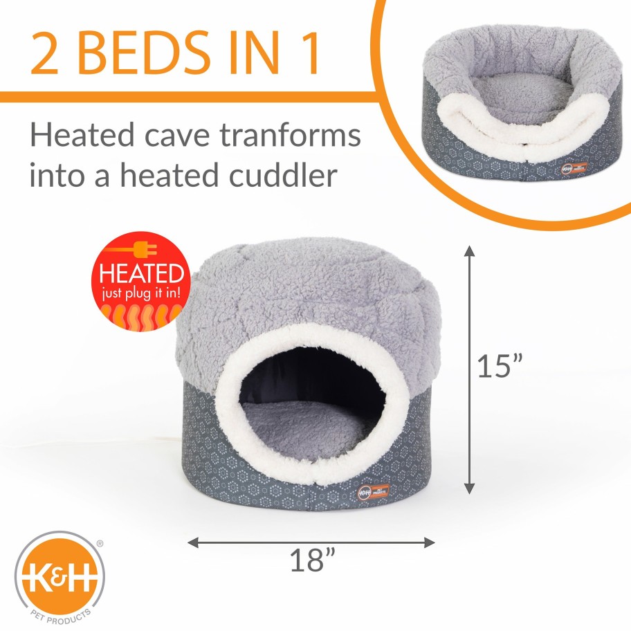 Cat * | Featured K&H Thermo-Pet Nest Heated Cat Bed