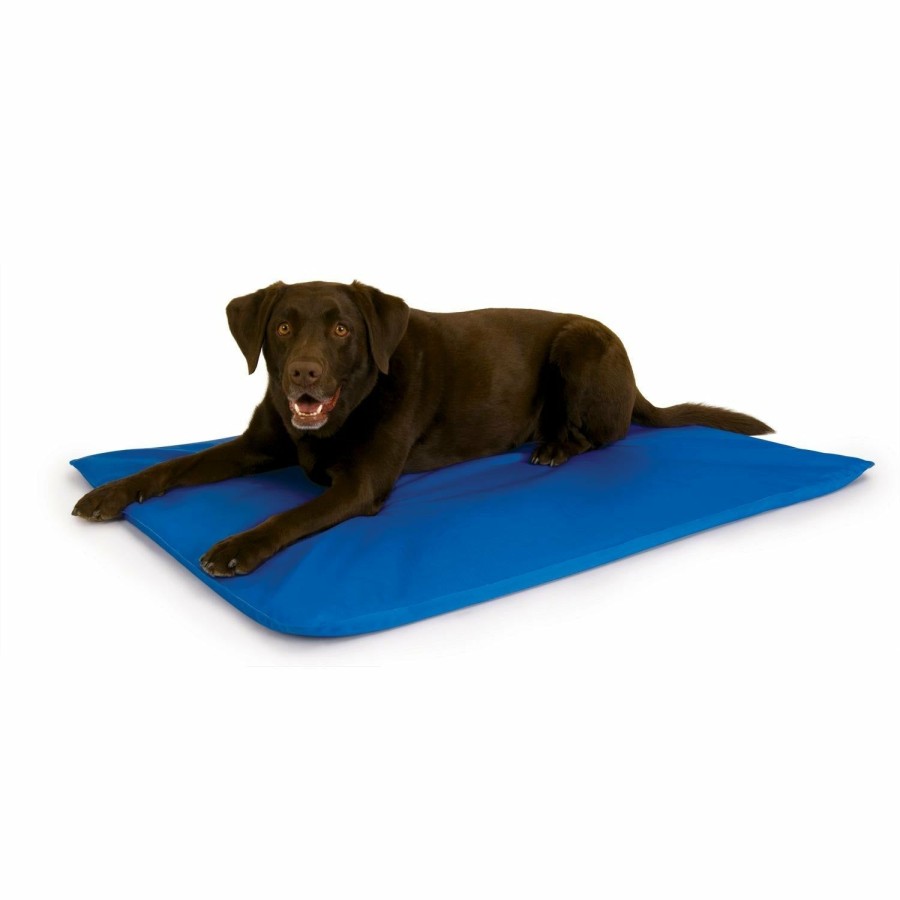 Dog * | Less Expensive K&H Cool Bed Iii Cooling Dog Bed Blue