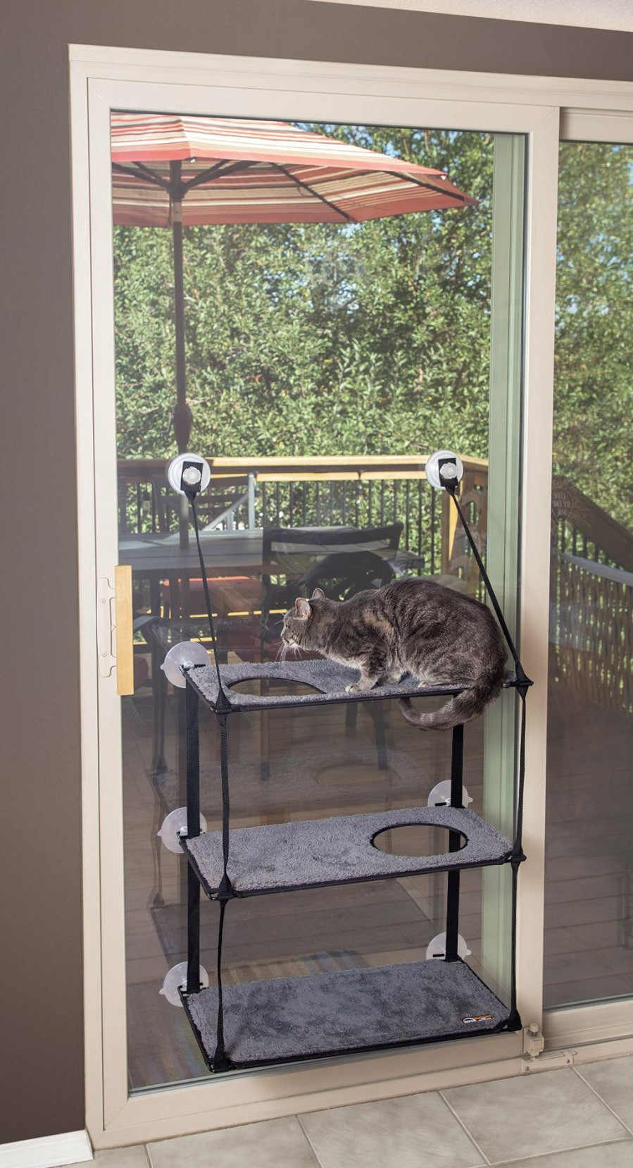 Cat * | Hot Sale K&H Ez Mount Window Kitty Sill Triple Stack