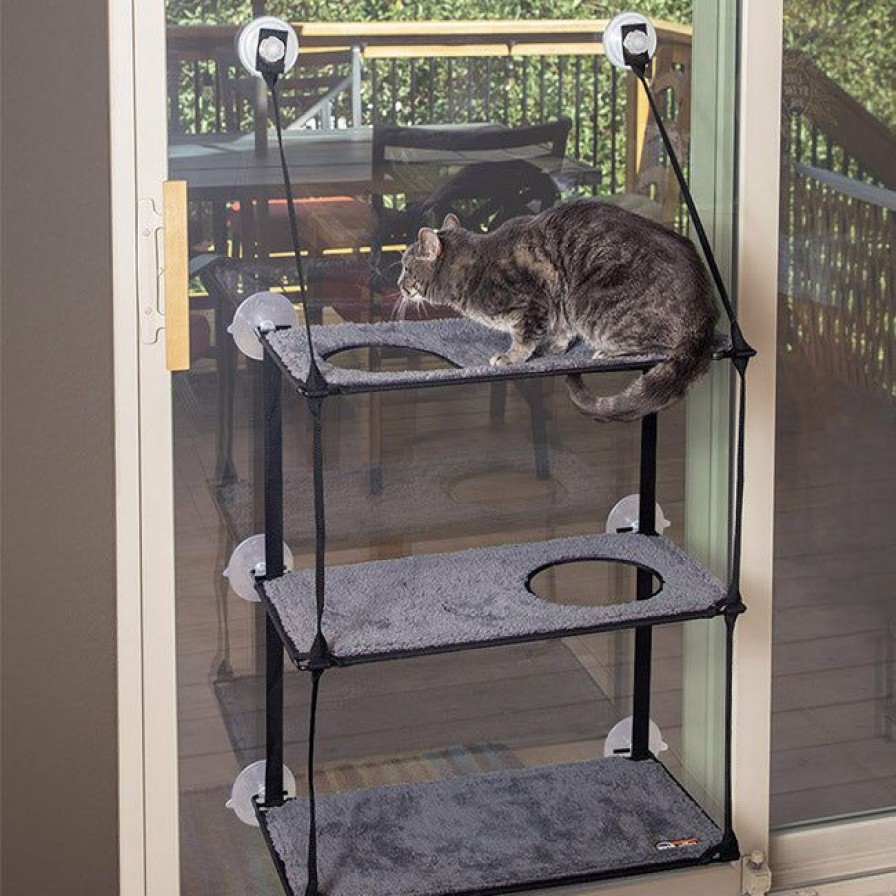 Cat * | Hot Sale K&H Ez Mount Window Kitty Sill Triple Stack