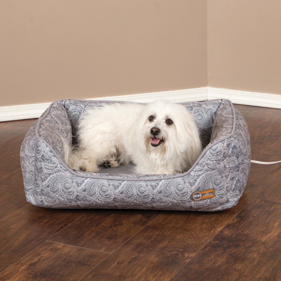 Dog * | New K&H Thermo-Water Bolster Bed Heated & Cooling Pet Bed