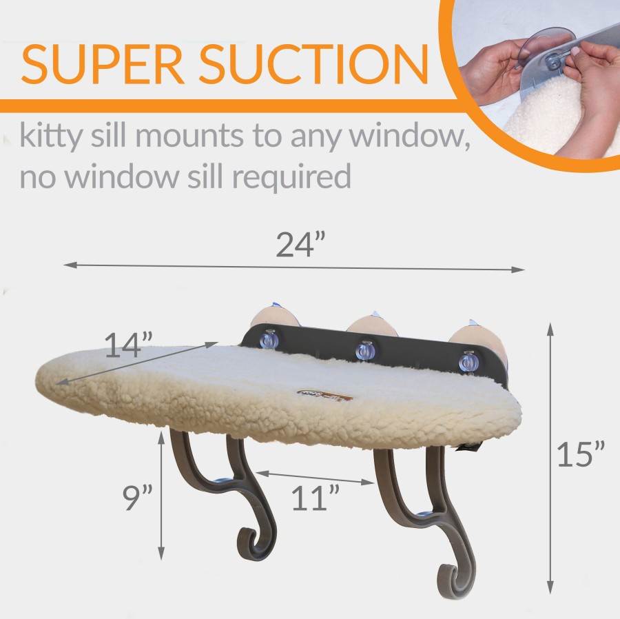 Cat * | Promotion K&H Universal Mount Kitty Sill